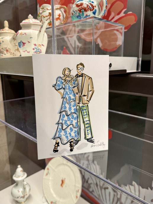 2 Person - Live Fashion Style Sketch
