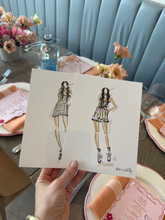 Load image into Gallery viewer, 2 Person - Live Fashion Style Sketch