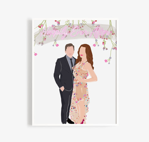 Custom Couples Illustration